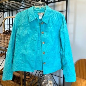 Eyelet Design Jacket